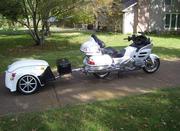 Pearl White Honda Goldwing 1800 with 13, 510 miles